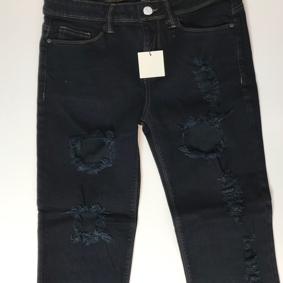 Sneek Peak Distressed Boyfriend Jeans - Picture 3 of 7